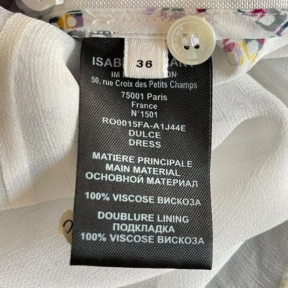 New Isabel Marant Etoile $705 Dulce Mini Dress Size 36 US 4 Small - Picture 11 of 12